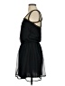 ASOS 100% Polyester Solid Black Casual Dress Size 4 - photo 5