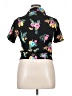 Hurley Tropical Black Short Sleeve Blouse Size 14 - photo 2