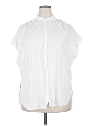 Madewell Crinkle Gauze Central Tunic Shirt (view 1)