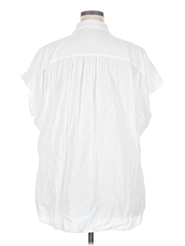 Madewell Crinkle Gauze Central Tunic Shirt (view 2)