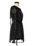Forever 21 100% Polyester Hearts Black Casual Dress Size S - photo 4