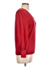 Talbots 100% Cotton Red Pullover Sweater Size Lg Petite - photo 4