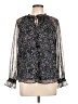 Ann Taylor LOFT Black Long Sleeve Blouse Size L - photo 1