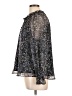 Ann Taylor LOFT Black Long Sleeve Blouse Size L - photo 5