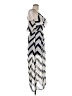 Indulge Chevron-herringbone Silver Casual Dress Size M - photo 4
