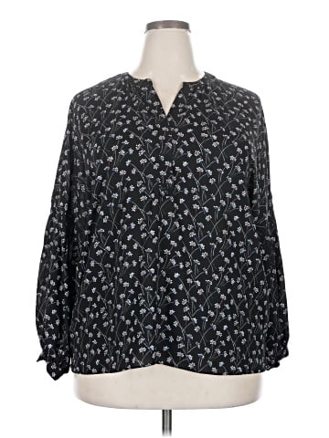 Maison Jules 3/4 Sleeve Blouse (view 1)