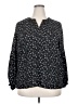 Maison Jules Black 3/4 Sleeve Blouse Size XXL - photo 1