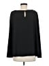 IMAN Black Long Sleeve Blouse Size M - photo 2