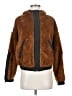 Girlfriend Collective Brown Faux Fur Jacket Size S - photo 1