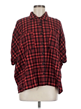 Day + Moon 3/4 Sleeve Button Down Shirt