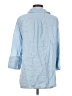 Zara Blue 3/4 Sleeve Button-Down Shirt Size XS - photo 2