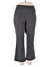 Leyla Solid Gray Dress Pants Size 18W - photo 1