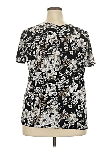 Liz Claiborne Short Sleeve Henley (view 2)