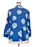 Old Navy Floral Blue 3/4 Sleeve Blouse Size 2X - photo 2