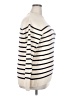 Brandy Melville Stripes Ivory Turtleneck Sweater Size XXL (estimated) - photo 4