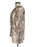 Veronica Beard 100% Silk Silver Ivory Long Sleeve Silk Top Size M (estimated) - photo 5