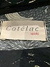 Cotélac 100% Viscose Stars Black Casual Dress Size Sm (1) - photo 7