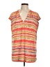Anne Klein Orange Sleeveless Blouse Size L - photo 1