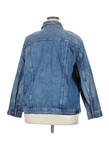 Madewell The Oversized Jean Jacket in Wortham Wash - back