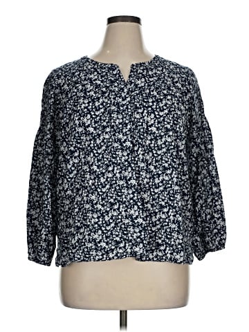 Caslon 3/4 Sleeve Blouse (view 1)