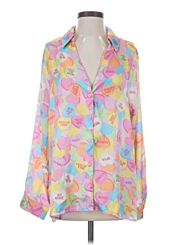 Show Me Your Mumu Long Sleeve Blouse (view 1)