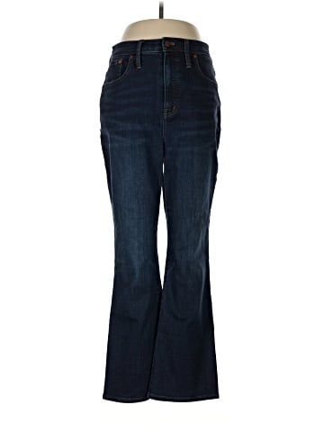 Madewell Curvy Cali Demi-Boot Jeans in Larkspur Wash: TENCEL&trade; Denim Edition (view 1)