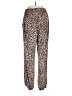Robert Louis Animal Print Brown Casual Pants Size L - photo 2