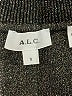 A.L.C. Metallic Black Turtleneck Sweater Size S - photo 7