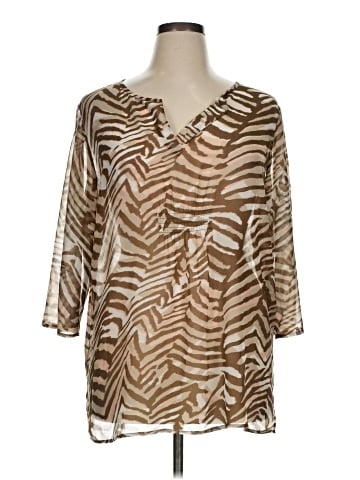 Chico's 3/4 Sleeve Blouse (view 1)