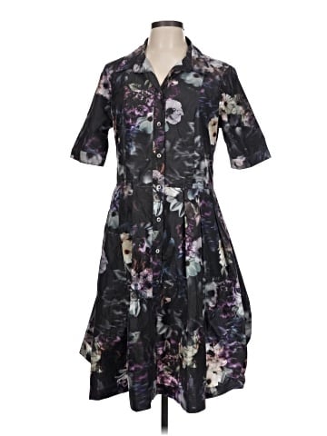 Pink Tartan Casual Dress (view 1)