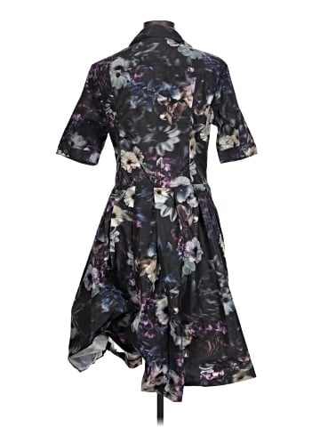 Pink Tartan Casual Dress (view 2)