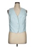 MNG 100% Linen Blue Vest Size XL - photo 1