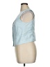 MNG 100% Linen Blue Vest Size XL - photo 5