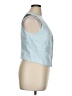 MNG 100% Linen Blue Vest Size XL - photo 4