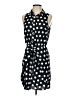 MICHAEL Michael Kors 100% Polyester Polka Dots Black Casual Dress Size 4 - photo 1