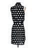 MICHAEL Michael Kors 100% Polyester Polka Dots Black Casual Dress Size 4 - photo 2