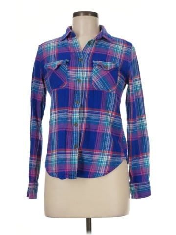American Eagle Outfitters Long Sleeve Button-Down Shirt (view 1)