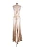 Unbranded Metallic Ivory Cocktail Dress Size 8 - photo 2
