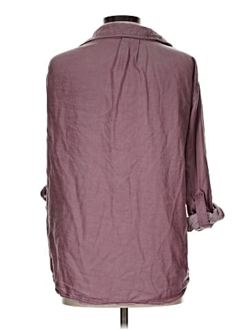 Maurices 3/4 Sleeve Button-Down Shirt (view 2)