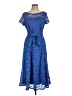 Perceptions Blue Cocktail Dress Size L - photo 1