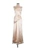 Unbranded Metallic Ivory Cocktail Dress Size 8 - photo 1