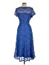 Perceptions Blue Cocktail Dress Size L - photo 2