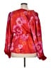 Trina Turk 100% Polyester Red Long Sleeve Blouse Size XL - photo 2