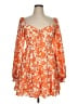 Unbranded Orange Cocktail Dress Size XL (estimated) - photo 1