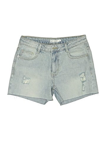Avec Les Filles Denim Shorts (view 1)
