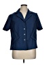 Perceptions 100% Polyester Blue Short Sleeve Blouse Size 14W Plus - photo 1