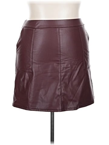 Maurices Faux Leather Skirt (view 1)