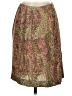Talbots 100% Rayon Paisley Brown Casual Skirt Size 4 Petite - photo 1