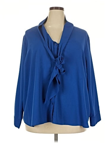 Denim 24/7 3/4 Sleeve Blouse (view 1)