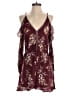 ASTR The Label Floral Burgundy Romper Size M - photo 1